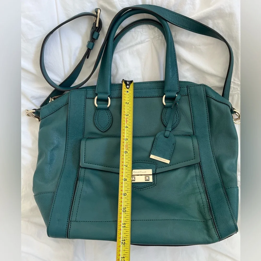 Cole Haan Teal Leather Satchel